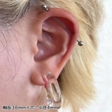 インダストリアル ストレートバーベル 16G | ピアス専門店HOMESLICEPRODUCTIONS | 詳細画像6 