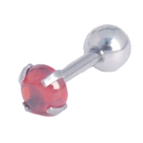 レッド | ボディピアス ジルコン カボションストーン | ピアス専門店HOMESLICEPRODUCTIONS