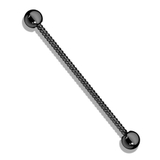 ブラック | ボディピアス インダストリアル ツイストロープ | ピアス専門店HOMESLICEPRODUCTIONS