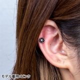 ボディピアス CZセンタージュエルフラワー アンティークシルバー | ピアス専門店HOMESLICEPRODUCTIONS | 詳細画像10 