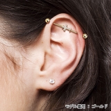 ボディピアス インダストリアル クリスタルパヴェ | ピアス専門店HOMESLICEPRODUCTIONS | 詳細画像8 