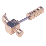 ゴールド | ボディピアス クローハンマー ストレートバーベル | ピアス専門店HOMESLICEPRODUCTIONS