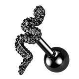 ブラック | ボディピアス スネーク ヘビ | ピアス専門店HOMESLICEPRODUCTIONS