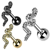 ボディピアス スネーク ヘビ | ピアス専門店HOMESLICEPRODUCTIONS | 詳細画像1 