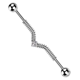 シルバー | ボディピアス 14G インダストリアル | ピアス専門店HOMESLICEPRODUCTIONS