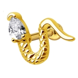 ゴールド | ストレートバーベル 16G ボディピアス | ピアス専門店HOMESLICEPRODUCTIONS