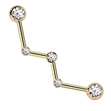 ゴールド | ボディピアス 14G インダストリアル | ピアス専門店HOMESLICEPRODUCTIONS