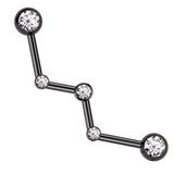 ブラック | ボディピアス 14G インダストリアル | ピアス専門店HOMESLICEPRODUCTIONS