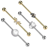 ボディピアス 14G インダストリアル | ピアス専門店HOMESLICEPRODUCTIONS | 詳細画像1 