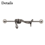 ボディピアス 14G インダストリアル | ピアス専門店HOMESLICEPRODUCTIONS | 詳細画像3 