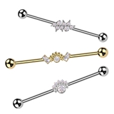 ボディピアス 14G インダストリアル | ピアス専門店HOMESLICEPRODUCTIONS | 詳細画像1 