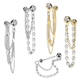 軟骨ピアス 16G チェーン | ピアス専門店HOMESLICEPRODUCTIONS | 詳細画像1 