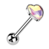 シルバー×ピンク | ボディピアス 14G 舌ピアス | ピアス専門店HOMESLICEPRODUCTIONS