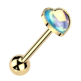 ゴールド×ブルー | ボディピアス 14G 舌ピアス | ピアス専門店HOMESLICEPRODUCTIONS