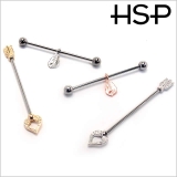 ボディピアス 14G インダストリアル | ピアス専門店HOMESLICEPRODUCTIONS | 詳細画像2 