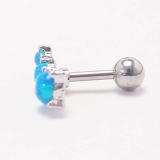 トリプルオパール ストレートバーベル 16G | ピアス専門店HOMESLICEPRODUCTIONS | 詳細画像4 