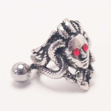 ボディピアス レッドアイメデューサ イヤーカフ | ピアス専門店HOMESLICEPRODUCTIONS | 詳細画像6 