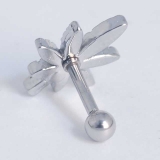 ボディピアス ポットリーフ ストレートバーベル | ピアス専門店HOMESLICEPRODUCTIONS | 詳細画像4 