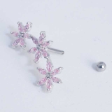 ボディピアス 3マーキーズ CZフラワージュエル | ピアス専門店HOMESLICEPRODUCTIONS | 詳細画像8 