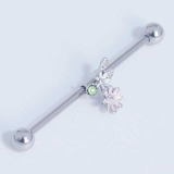 ボディピアス インダストリアル フラワー＆リーフ | ピアス専門店HOMESLICEPRODUCTIONS | 詳細画像4 