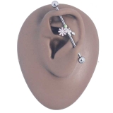 ボディピアス インダストリアル フラワー＆リーフ | ピアス専門店HOMESLICEPRODUCTIONS | 詳細画像8 