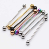 ボディピアスインダストリアル CZバー ストレートバーベル | ピアス専門店HOMESLICEPRODUCTIONS | 詳細画像8 