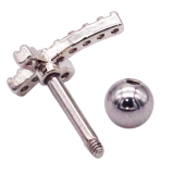 ストレートバーベル 16G ボディピアス | ピアス専門店HOMESLICEPRODUCTIONS | 詳細画像7 