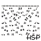 ネイルシール ブラックアートリボン 1 | ピアス専門店HOMESLICEPRODUCTIONS | 詳細画像2