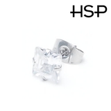 316Lサージカルステンレス スクエアジュエルピアス 6mm | ピアス専門店HOMESLICEPRODUCTIONS | 詳細画像2 