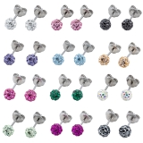 316Lサージカルステンレス クリスタルガラスジュエル 5mmボールピアス | ピアス専門店HOMESLICEPRODUCTIONS | 詳細画像3