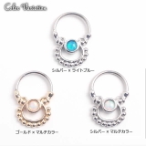 アジアンモチーフ ジュエル クリッカーリング | ピアス専門店HOMESLICEPRODUCTIONS | 詳細画像3 