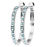 アクアマリン×クリア | ピアス サージカルステンレス 20G | ピアス専門店HOMESLICEPRODUCTIONS