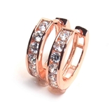 ピンクゴールド | 316Lサージカルステンレス20G 3mmCZ フープピアス | ピアス専門店HOMESLICEPRODUCTIONS