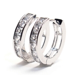 シルバー | 316Lサージカルステンレス20G 3mmCZ フープピアス | ピアス専門店HOMESLICEPRODUCTIONS