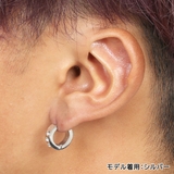 ピアス トリプルCZ フープピアス | ピアス専門店HOMESLICEPRODUCTIONS | 詳細画像5 