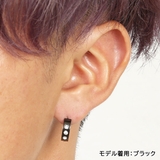 ピアス トリプルCZ フープピアス | ピアス専門店HOMESLICEPRODUCTIONS | 詳細画像12 