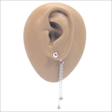 ピアス ダブルチェーン ボールピアス | ピアス専門店HOMESLICEPRODUCTIONS | 詳細画像5 