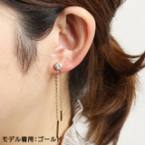 ピアス 316Lステンレス CZ＆ダブルバーチェーン | ピアス専門店HOMESLICEPRODUCTIONS | 詳細画像10 