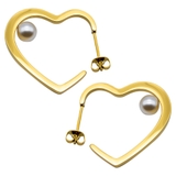 ゴールド | ピアス ハート フープピアス | ピアス専門店HOMESLICEPRODUCTIONS