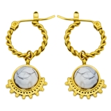 ホワイト | ピアス サージカルステンレス ツイスト | ピアス専門店HOMESLICEPRODUCTIONS