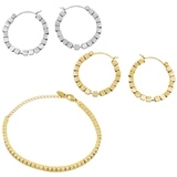 ピアス ブレスレット キューブチェーン | ピアス専門店HOMESLICEPRODUCTIONS | 詳細画像1 