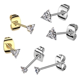 ピアス サージカルステンレス トライアングル | ピアス専門店HOMESLICEPRODUCTIONS | 詳細画像1 