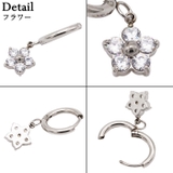 フープピアス サージカルステンレス クロス | ピアス専門店HOMESLICEPRODUCTIONS | 詳細画像6 