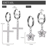 フープピアス サージカルステンレス クロス | ピアス専門店HOMESLICEPRODUCTIONS | 詳細画像13 