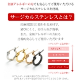 ピアス 316Lステンレス シンプルフープピアス | ピアス専門店HOMESLICEPRODUCTIONS | 詳細画像4 