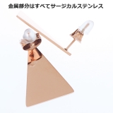 ピアス サージカルステンレス カラートライアングルプレート | ピアス専門店HOMESLICEPRODUCTIONS | 詳細画像4
