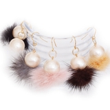 ピアス サージカルステンレス ファー&コットンパール | ピアス専門店HOMESLICEPRODUCTIONS | 詳細画像2