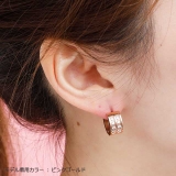 8ジュエル CZ ステンレスフープピアス | ピアス専門店HOMESLICEPRODUCTIONS | 詳細画像9