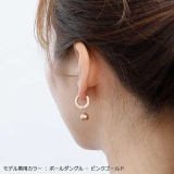 ボール&ハートダングル ステンレスフープピアス レディース | ピアス専門店HOMESLICEPRODUCTIONS | 詳細画像19
