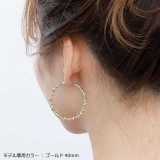 ツイストフープ ステンレスピアス レディース | ピアス専門店HOMESLICEPRODUCTIONS | 詳細画像12